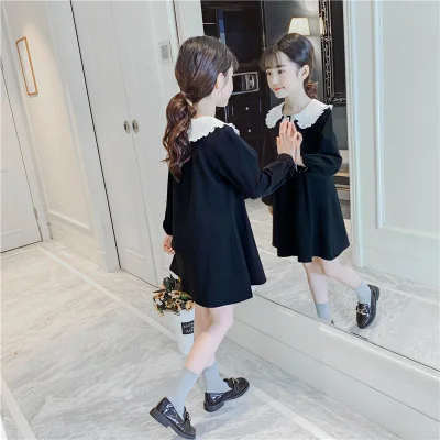 Платье для мальчиков и девочек весенне-осеннее красное океанская кукла платье