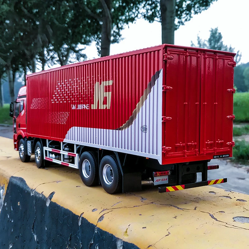 Масштаб 1:24 FAW Jiefang J6 грузовик литье под давлением модель из сплава 8X4