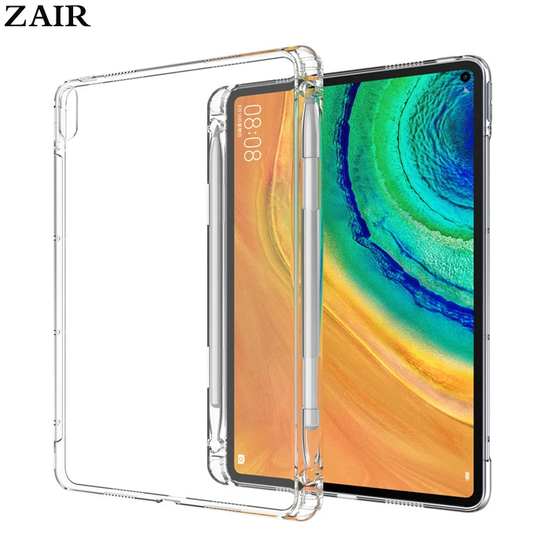 

Чехол для HuaWei MatePad Pro 10,8 ''чехол с карандашом держатель мягкий силиконовый чехол для Huawei MatePad Pro 10,8 MRX-W09/W19/AL09/AL19