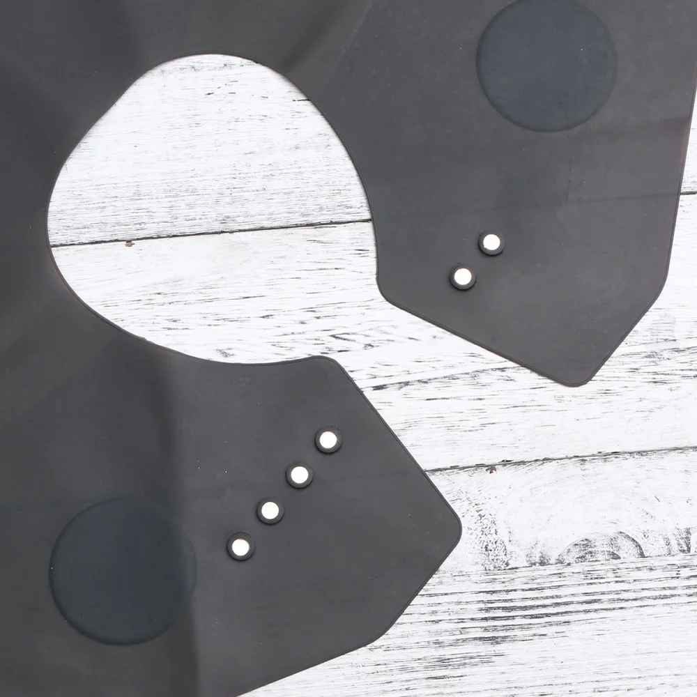 

Hair Dye Cape Silicone Hair Washing Cape Hair Dyeing Apron Ironing Hair Shawl for Barbershop Salon (Black)