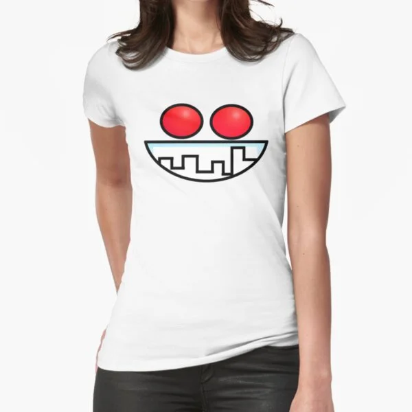 

Rentnarb Face T-Shirt Print Top