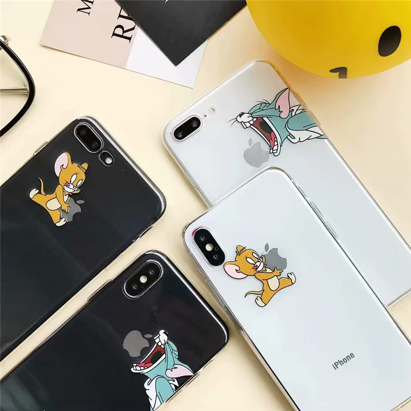 Пара моделей xs max xr чехол для телефона iPhone7plus силиконовый 5 5S 6s 8plus tide мужчин и