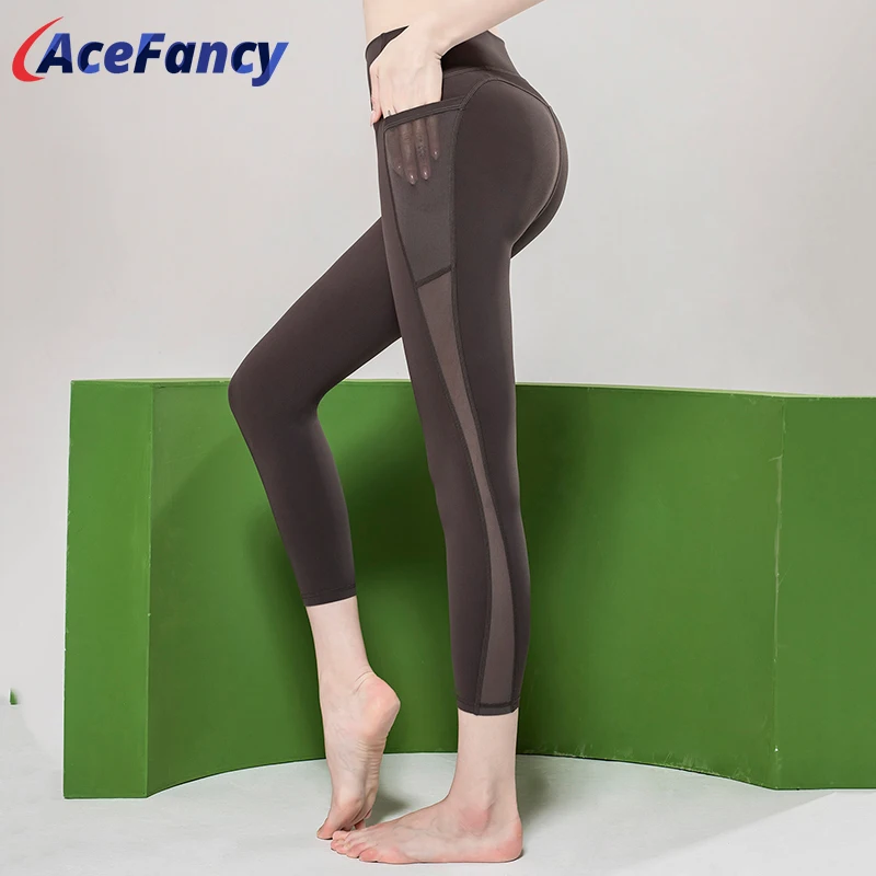 

Acefancy Women Seamless Energy Leggings Workout Running Yoga Pants With Pockets For Women Fitness Gym Leggings T2196 Activewear