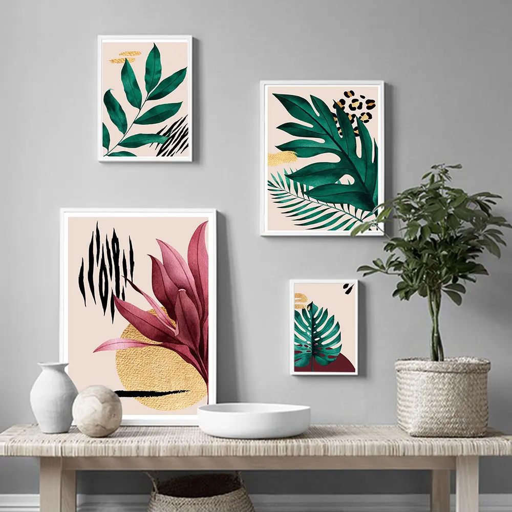 

Matisse Monstera Poster Botanical Art Print Nordic Palm Leaves Canvas Painting Modern Wall Picture For Living Room Home Decor