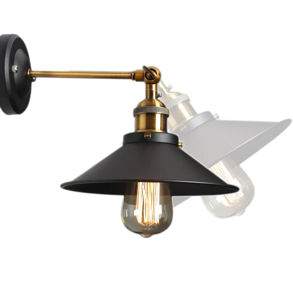 Настенный светильник в металлическом стиле зонт промышленный Ретро подвесной