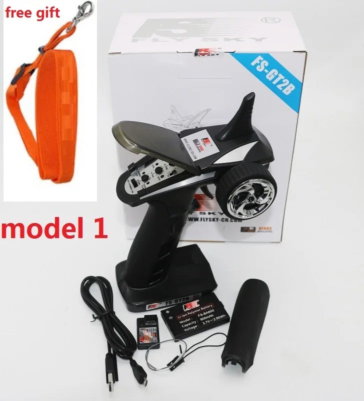 Flysky RC контроллер с приемником аккумулятор TX USB кабель ручка обновленная модель GT2
