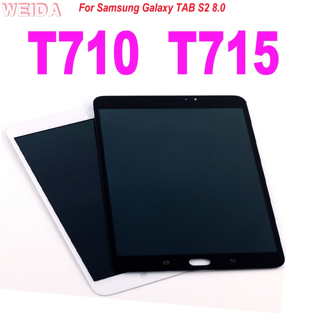 ЖК дисплей для Samsung GALAXY TAB S2 8 0 T710 T715 с дигитайзером сенсорного экрана в сборе