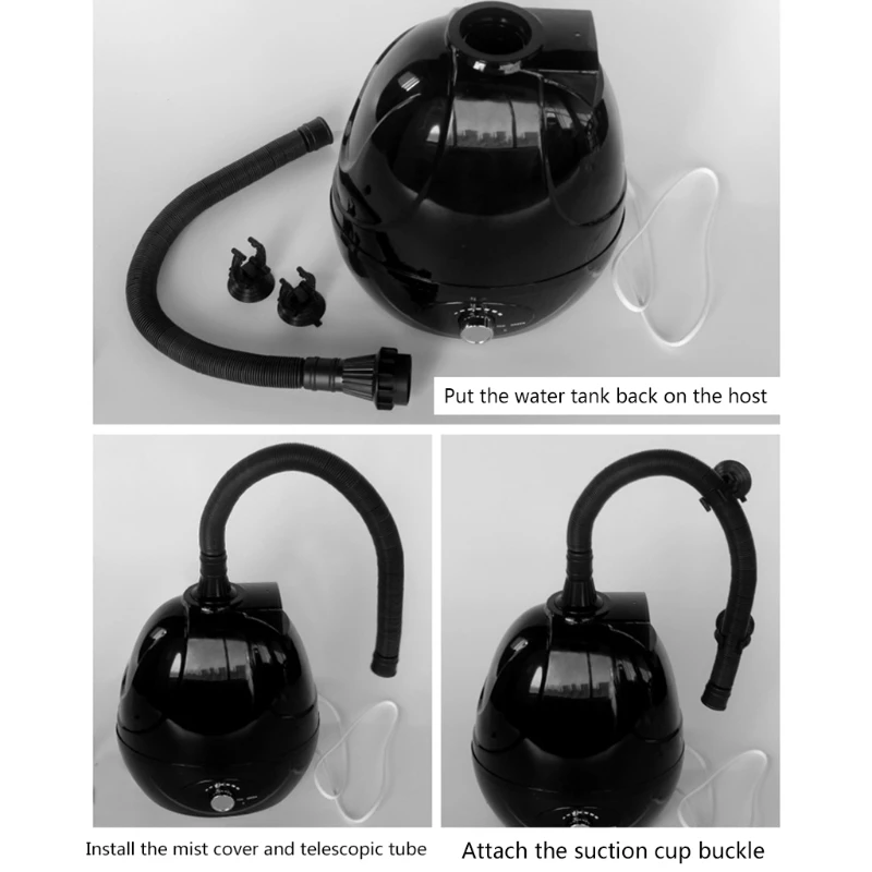 

110V Pet Humidifier Mute Adjustable Air Mist Fogger for Rainforest Landscaping XX9B