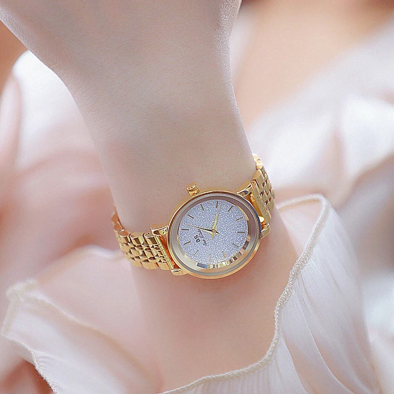 

Bs Bee Sister Rose Gold Women Watches Luxury Brand Dress Ladies Wrist Watches Crytal Stylish Watch For Woman Montre Femme 2021