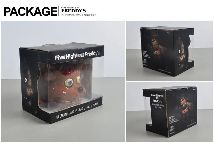 Креативная керамическая кружка аниме Five Night At Freddy кукла мультяшная игра