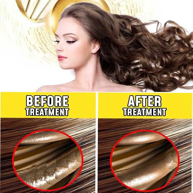 Волшебная кератиновая маска для волос 30 мл восстанавливает повреждение корней