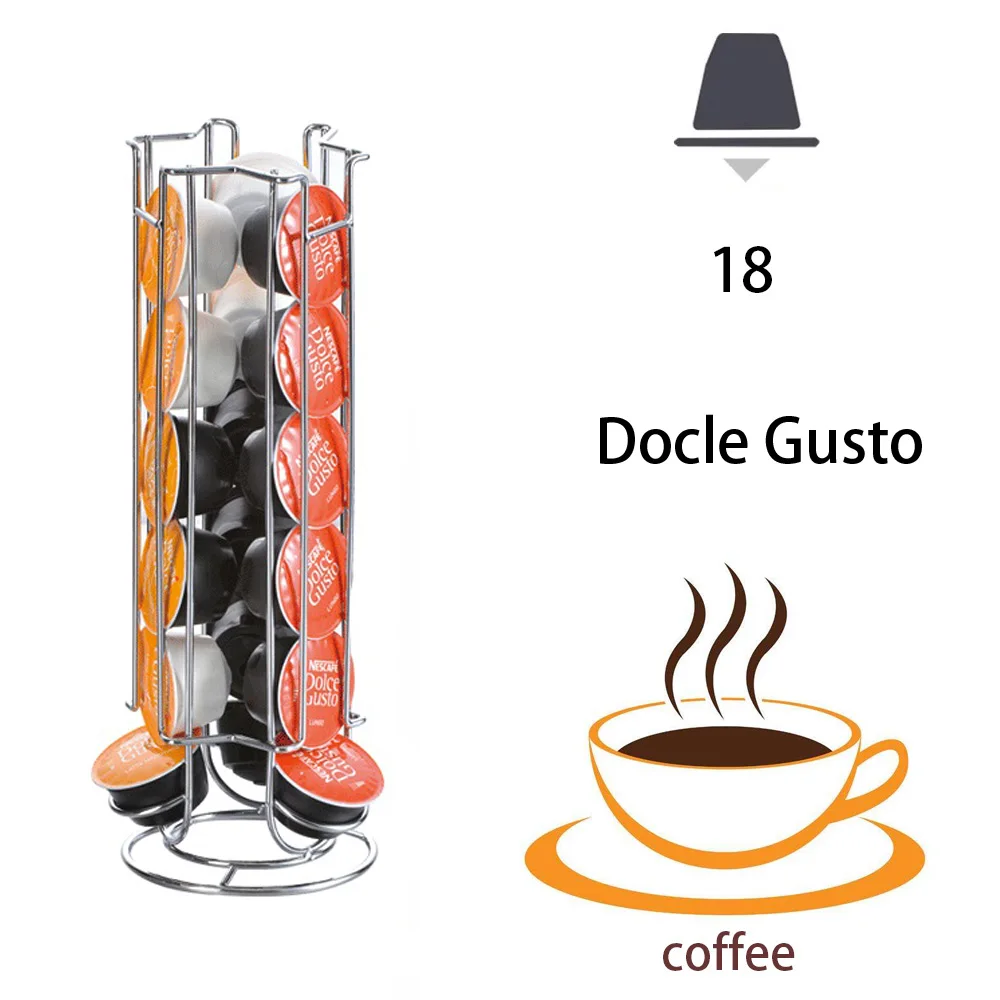 Капсульный держатель Nespresso Кофе инструменты Dolce чашка gusto стручки вращающийся