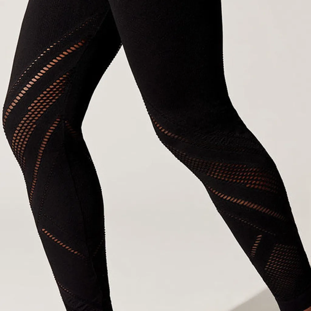 Женские Открытый Высокая талия и бедра бесшовные спортивные брюки женские для