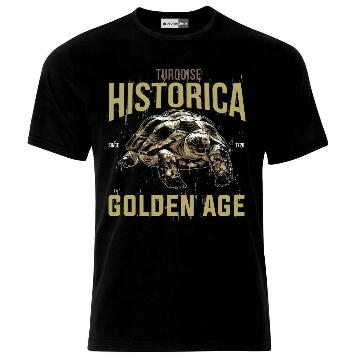 

Interesting Tortoise Printed Wild Animal Men's Summer Cotton O-neck Short Sleeves