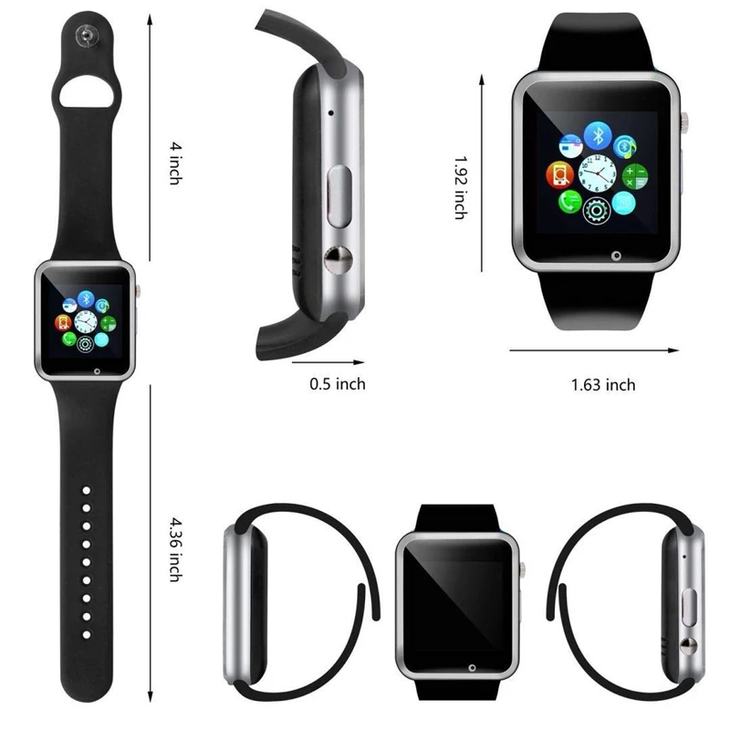 Новые смарт-часы Bluetooth сим-карты GSM телефон фитнес-трекер для Android samsung iPhone Универсальный телефон Мужские Женские умные часы