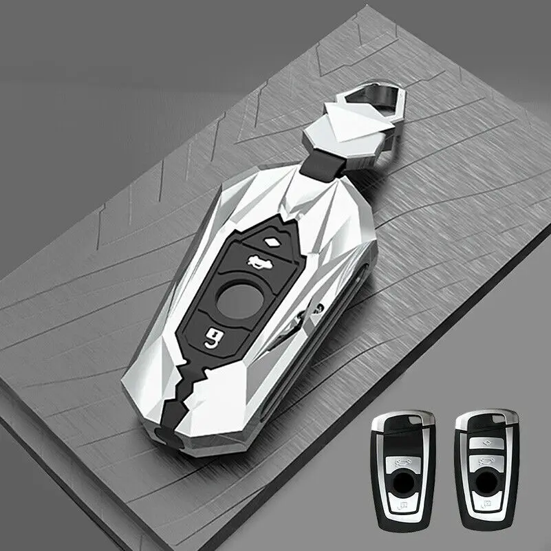 

Zinc Alloy Silicone Remote Key Holder Cover Case FOB For BMW F10 F11 F12 F20 F21 F30 F31 F34 F35 1 2 3 4 5 6 7 Series