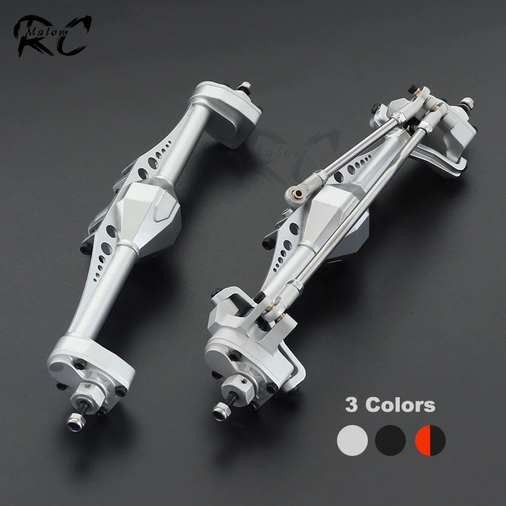 Aluminum Alloy Front and Rear Portal Axle for 1/10 RC Crawler Car Axial Capra 1.9 Unlimited Trail Buggy UTB Currie F9 Upgrade