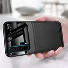 Чехол из искусственной кожи с зеркальным стеклом для huawei Honor 20 Pro 8X 9X Pro 10 V20 9 Lite противоударный деловой силиконовый Мужской винтажный Чехол Для Телефона