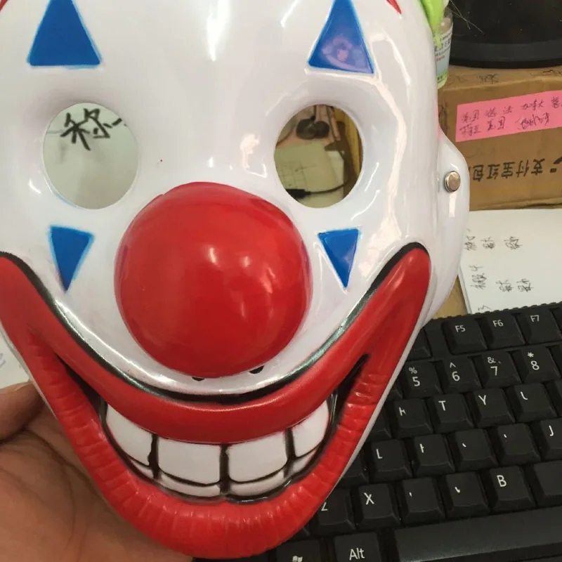 

2019 Joker Arthur Fleck Led Mask Cosplay Props Halloween Clown Party Accessory The Joker Joaquin Phoenix Mask