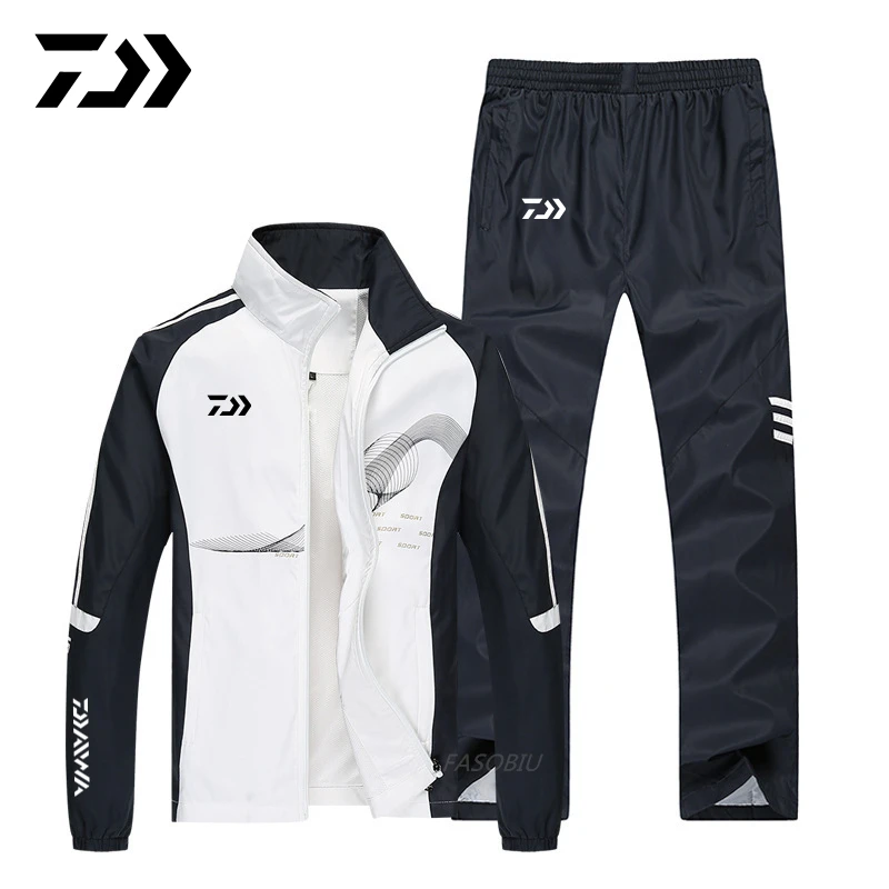 

Daiwa Spring Autumn Men's Trend Fishing Clothes Outdoor Sport Hiking Fishing Suits Windproof Thin Quick Dry New Fishing Set