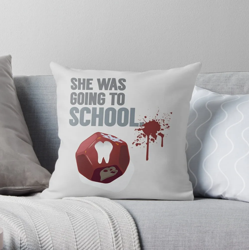 

Death at School Throw Pillow Pillowcase Cushion Cover Home Decorative Sofa Pillow Cover Cushion Cover 40x40cm 45x45cm