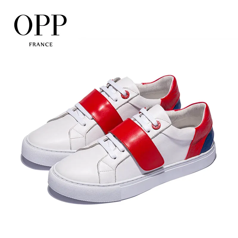 OPP мужская обувь летняя кожаная дышащая повседневная в английском стиле для