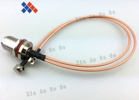 2 pcs rf n female jack to 2 ts9 right angle connector one in two pigtail cable 20cm zte connector