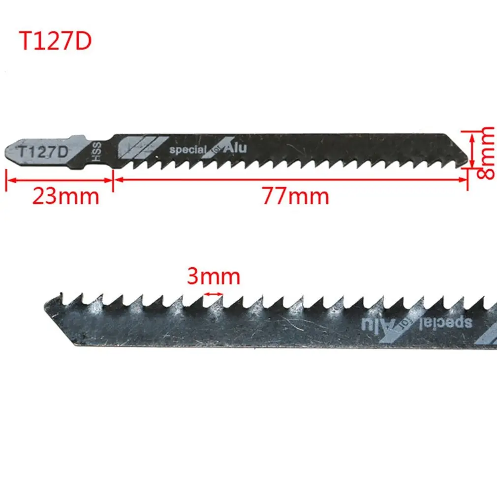 

5pcs/set High Quality HCS T-shank Saw Kit Blade Wood plastics Plywood Cutting for Jigsaw Wholesale Drop Shipping Sale