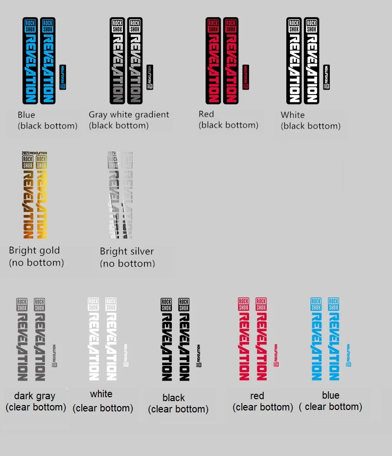 Наклейка с вилкой 2021 года для горных велосипедов |