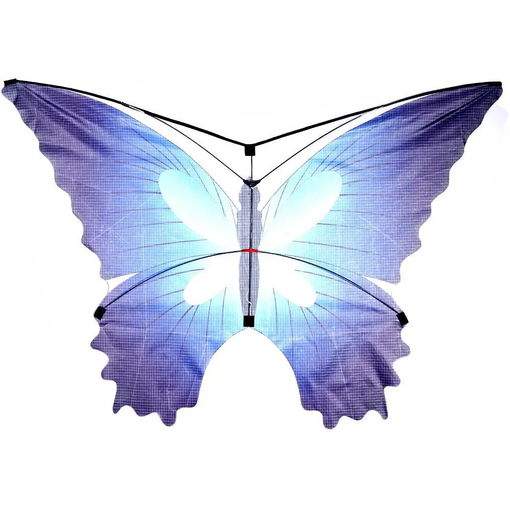 

Colorful Blue Butterfly Kite Set With Control Bar And Toys Toy Polyester Hard Kite Flying Children Surf Line Outdoor V4A9