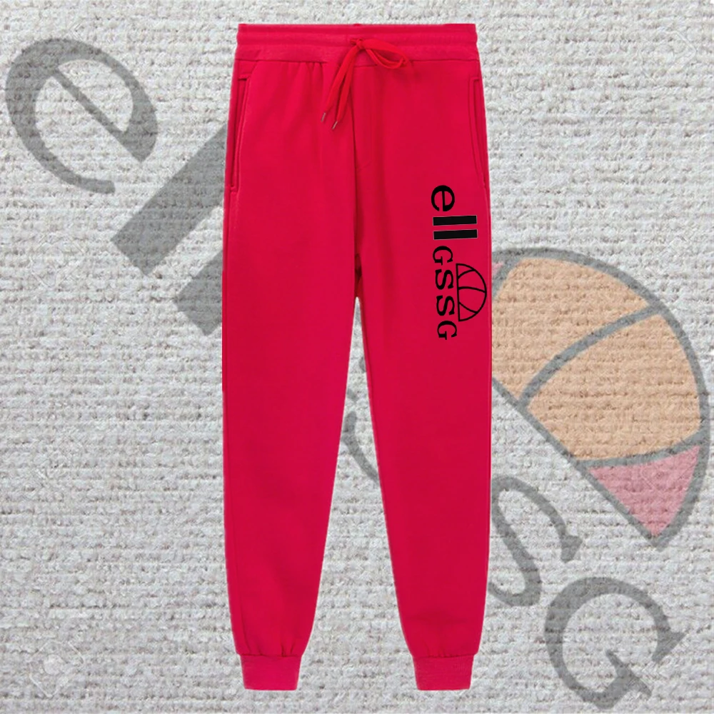 

2021 new men's high-quality polyester trousers spring and autumn fitness casual pants daily training sports jogging pants