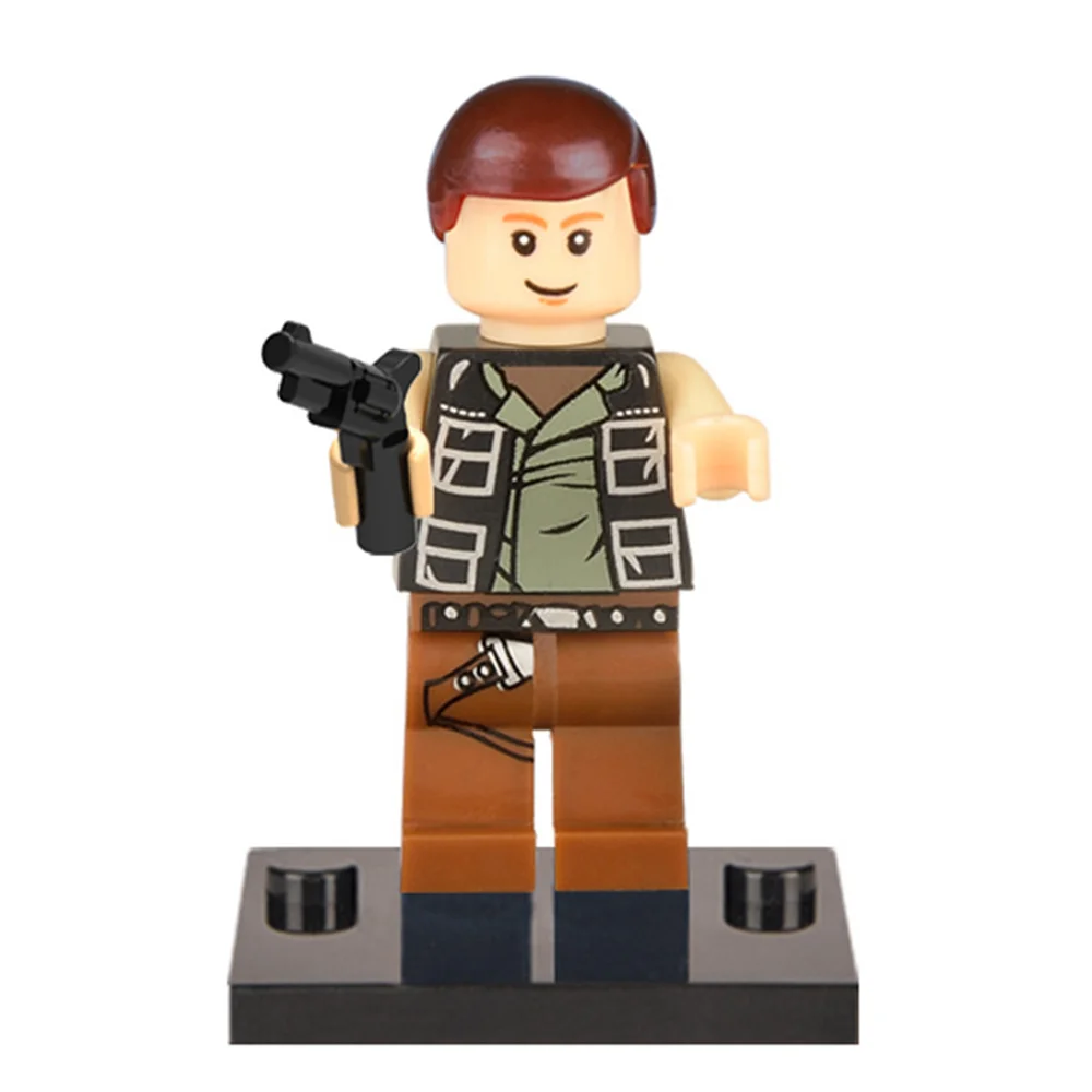 Singlesale Звездные войны последний джедай молодой Хан Solo Звезда смерти Лея Obi Wan minifig