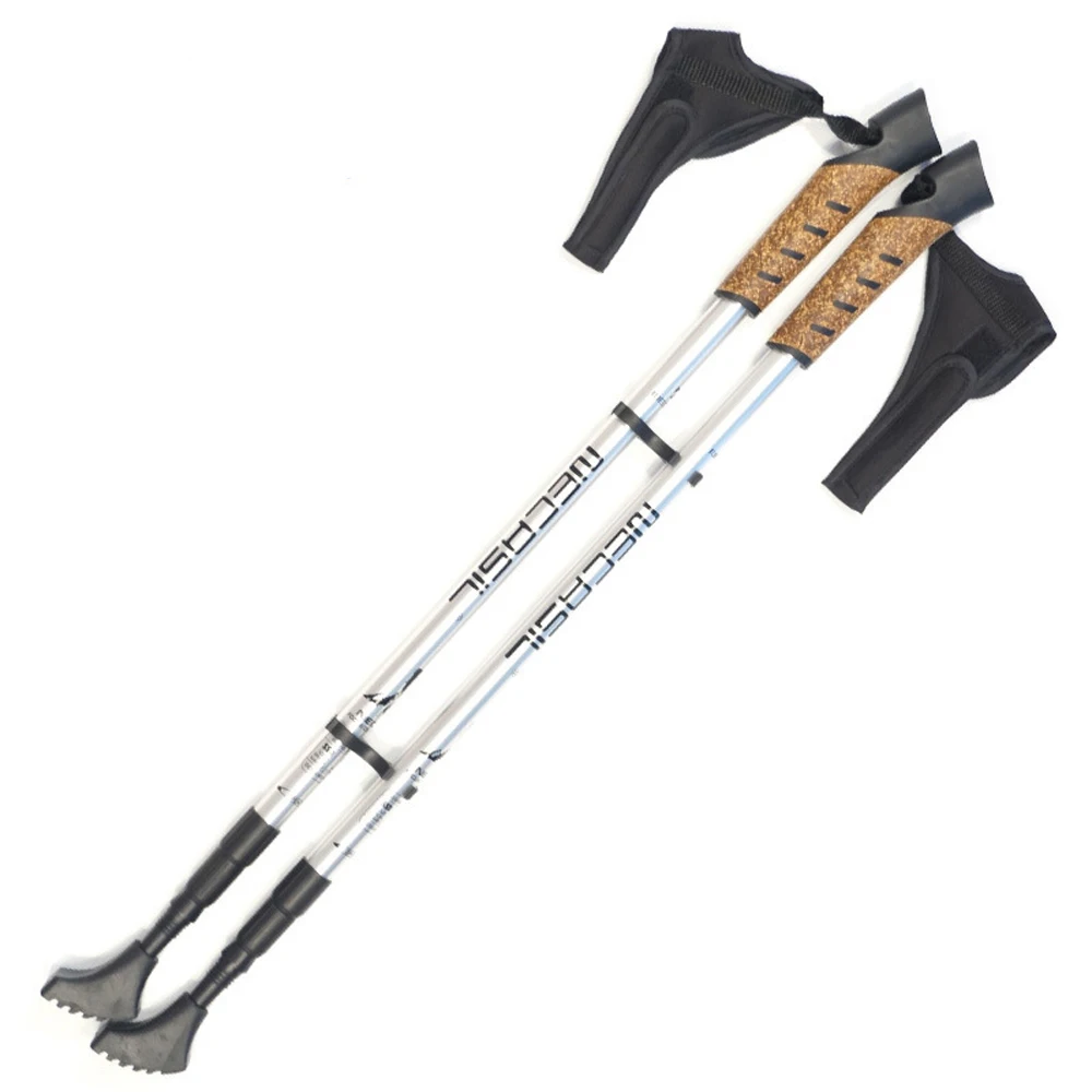 Bengalas de Caminhada Lote Nordic Acampamento Caminhadas Alumínio Ajustável Telescópica Alpenstock Trekking Pole Walking 2 Pçs - 12 acampamento caminhadas alumínio ajustável telescópica alpenstock trekking pole walking