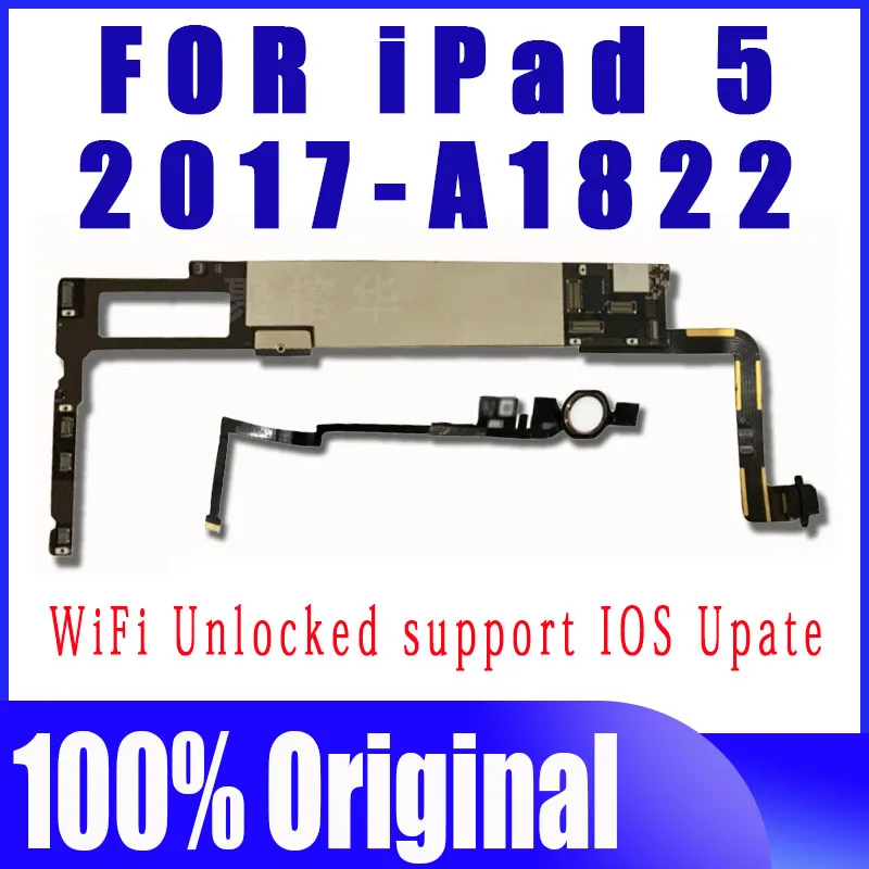 Материнская плата для iPad 5 2017 9 7 дюйма оригинальная материнская A1822 чистая iCloud Ipad