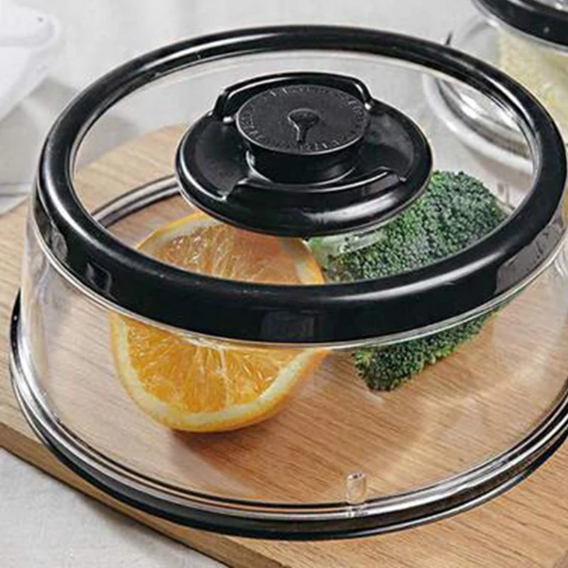

Plastic Vacuum Food Sealer Cover Kitchen Instant Vacuum Food Sealer Fresh Cover Refrigerator Dish Cover Kitchen Tool
