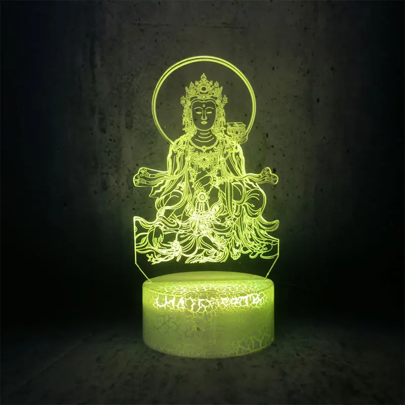 Светодиодсветодиодный настольная лампа в китайском стиле 7 цветов с сенсорной