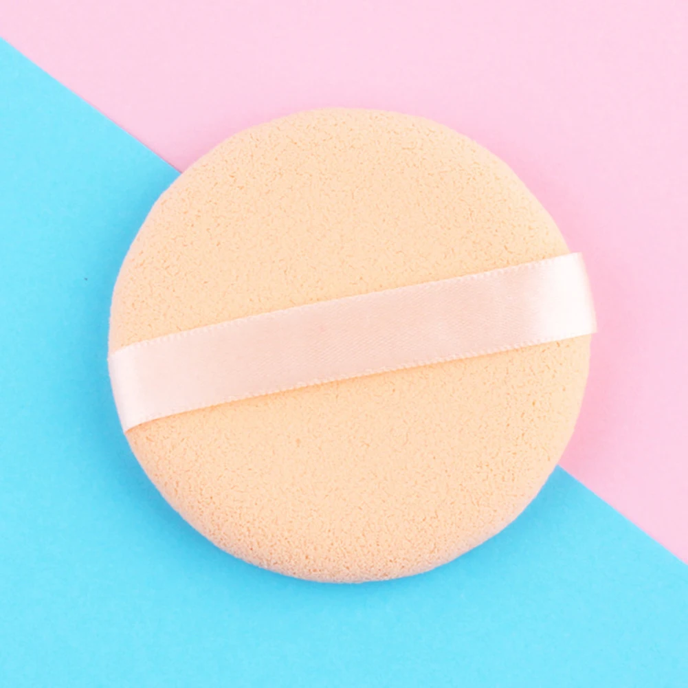 Женская круглая губка для макияжа спонж жидкой основы пудры воздушная подушка BB