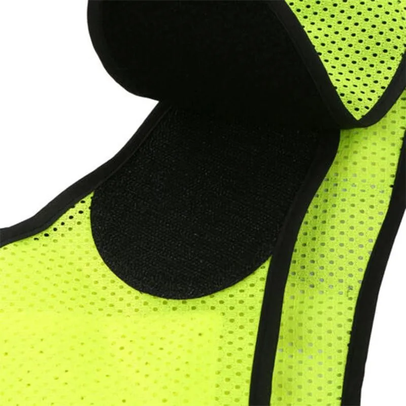 

LED Reflective Vest Night Running Cycling Vest Outdoor Adjustable Vest Sports Running Breathable Vest Luminous Reflective S Z7C2