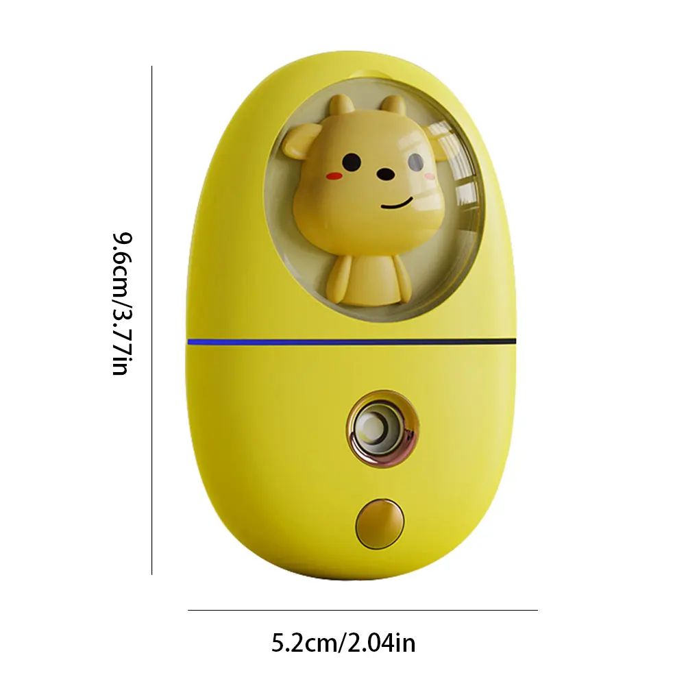 

Mist Facial Sprayer Facial Mister Handy Hydrating Cool Mist Streamer Sprayer Eye Moisturizer Yellow Face Skin Care Tools 35ml
