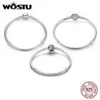 Роскошный оригинальный браслет из серебра 925 пробы с цепочкой в виде змеи, браслет для женщин, аутентичный Шарм, ювелирных изделий, подарок XCHS902