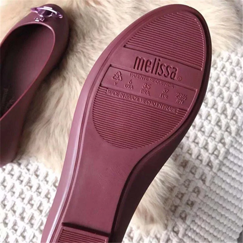 Новинка года; женские прозрачные сандалии Melissa летние женские сандалии Melissa женская обувь нескользящие женские сандалии дышащая обувь; Размеры 35-39