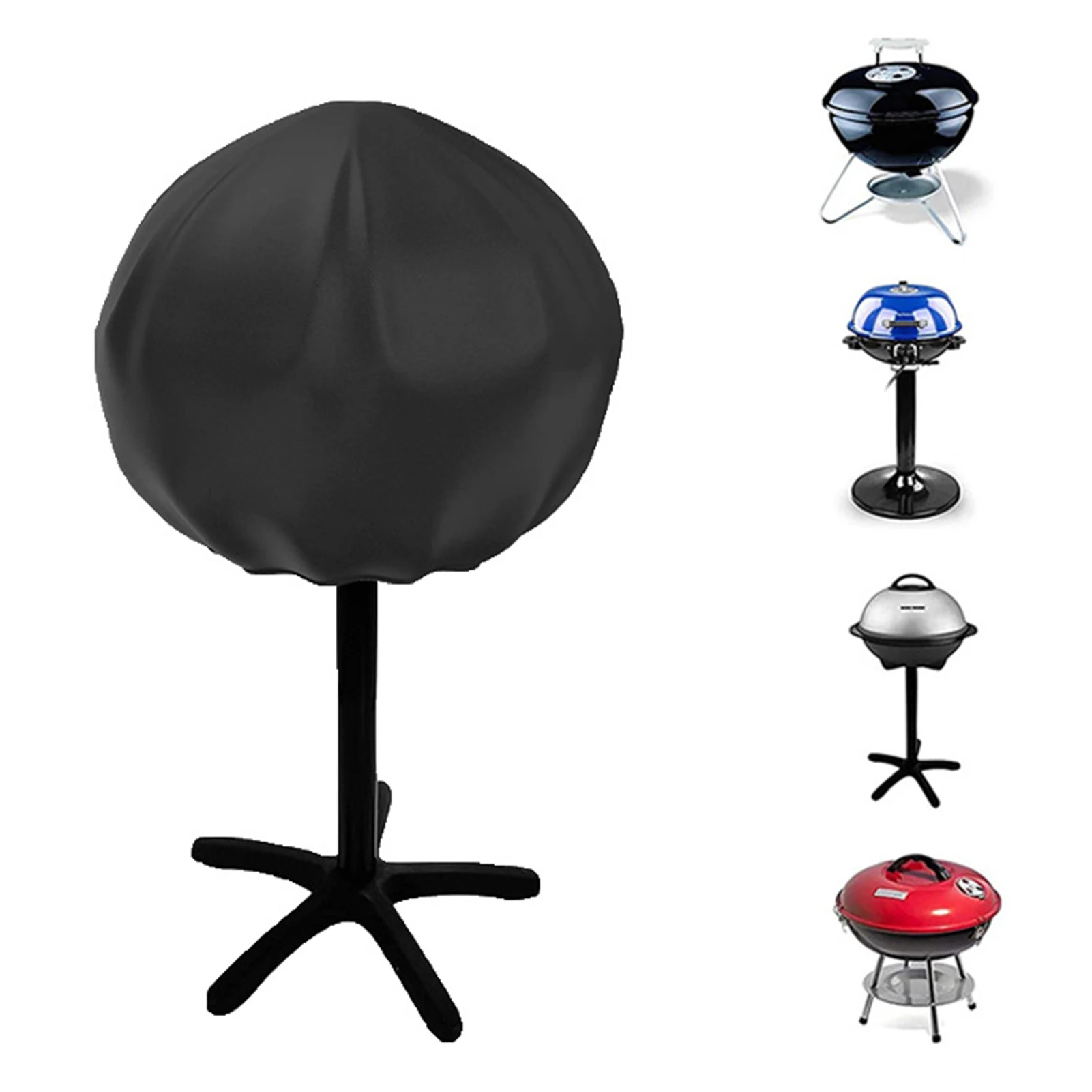 Electric Grill Cover For George Foreman Small Round BBQ Grill Cover Waterproof Fan Covers Outdoor Heavy Duty Suits Excitement