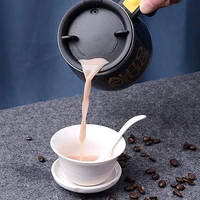 electric self stirring coffee mug cup stainless steel automatic self mixing spinning home office travel mixer milk whisk cup