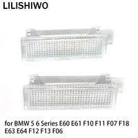 lilishiwo courtesy %e2%80%8bfootwell door luggage trunk light lamp for bmw 5 6 series e60 e61 f10 f11 f07 f18 e63 e64 f12 f13 f06