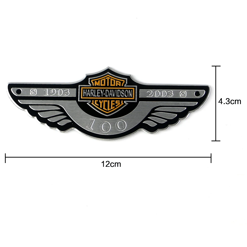 

Aluminum Emblem Logo Motorcycle Stickers
