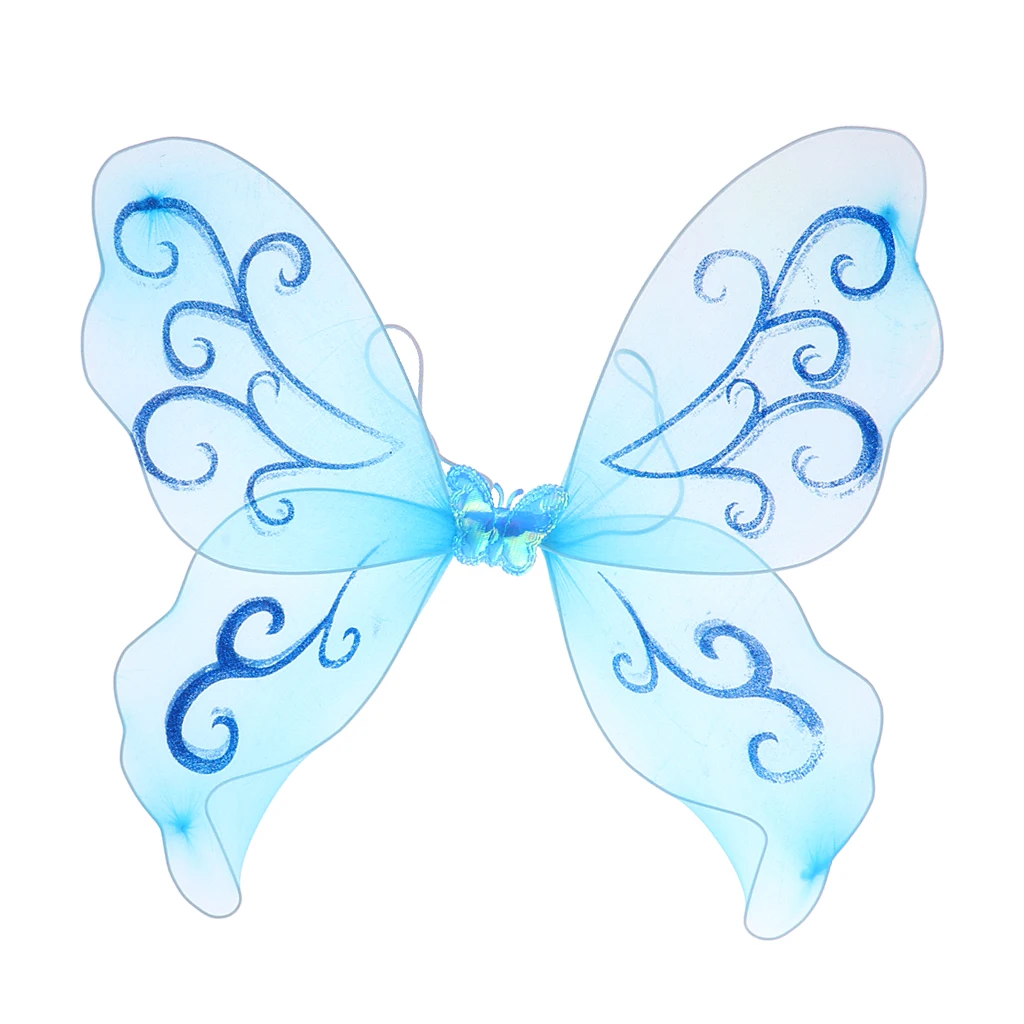 Сказочная принцесса костюм бабочки платье крылья для девочек аксессуары