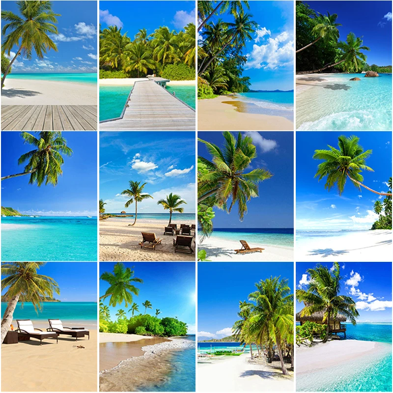 

New 5D DIY Diamond Painting Sea View Diamond Embroidery Landscape Cross Stitch Crafts Full Square Round Drill Home Decor Gift