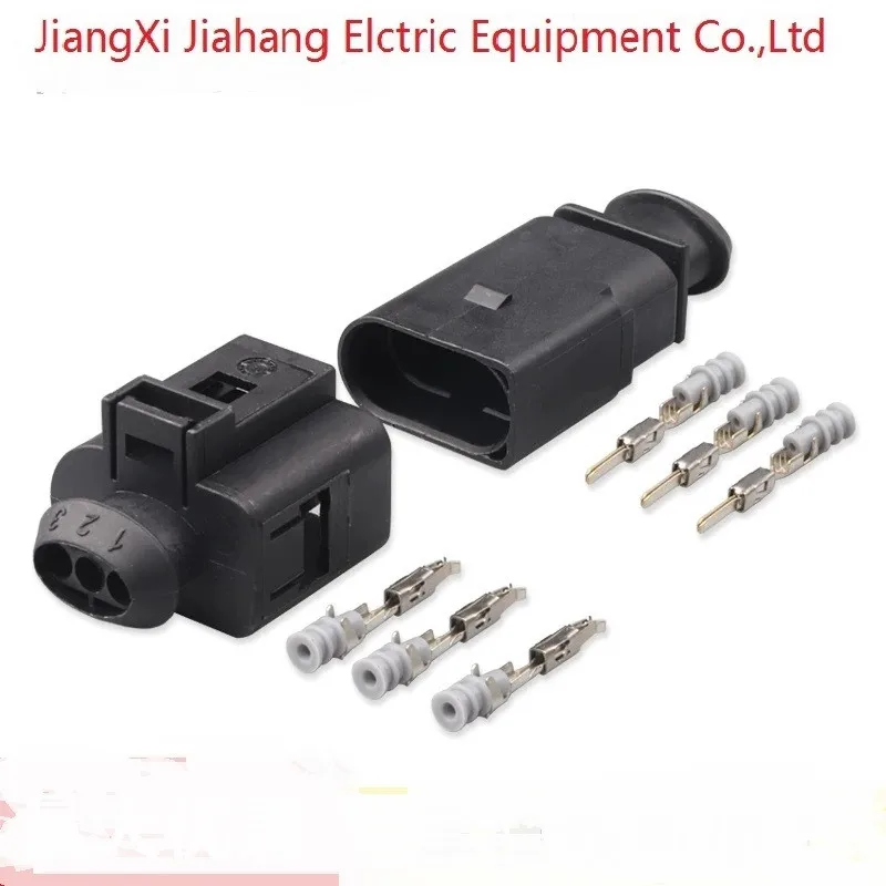 Набор из 100 комплектов 3-контактный Штекерный гнездовой автоматический датчик давления кондиционера штекер датчика температуры 1J0973803 1J0973703