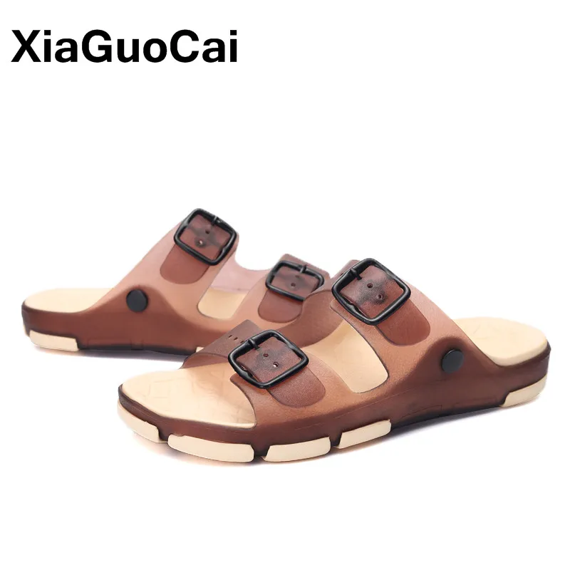 

Summer Women Shoes Slippers Antiskid Bathroom Home Slippers 2019 Mules Outdoor Big Size Female Beach Sandals Clogs Unisex