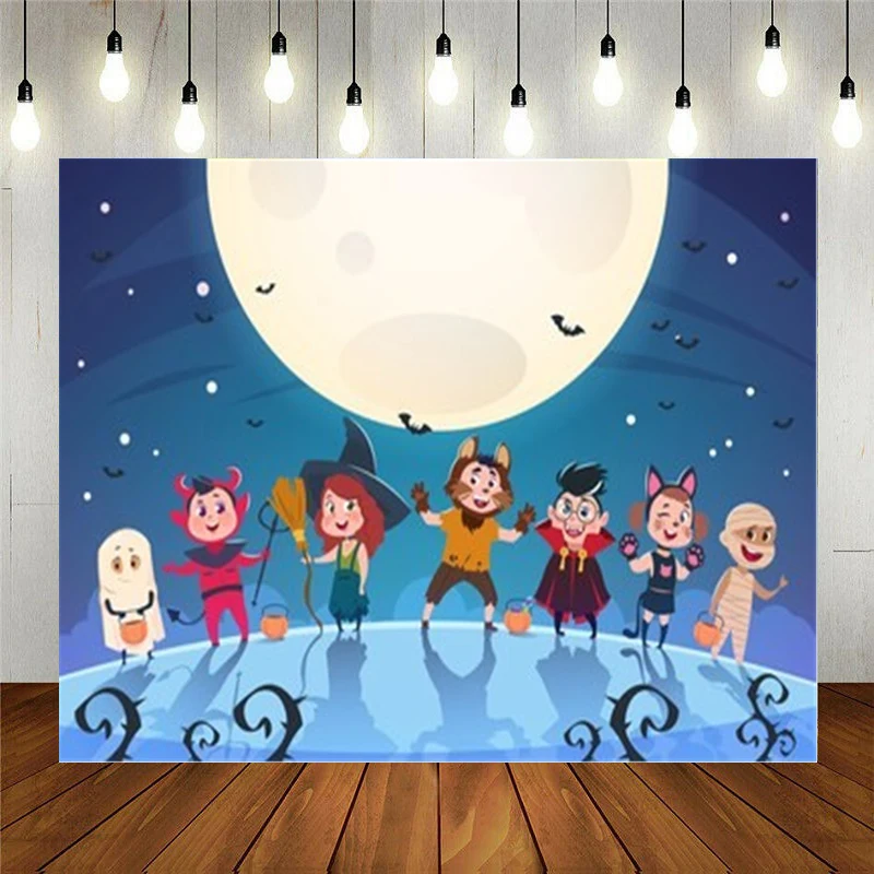 Реквизит для фотостудии Nitree Виниловый фон фотосъемки Монстры И Детские костюмы